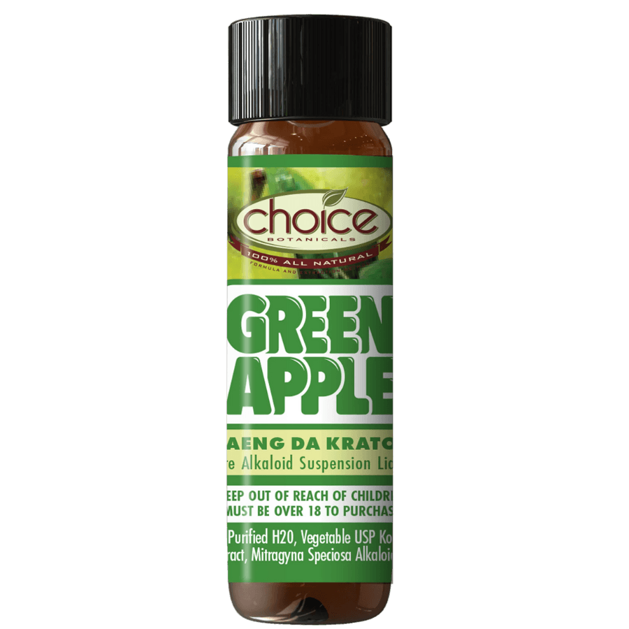 Choice Botanicals Green Apple Liquid Kratom Shot - 15ML - Choice Botanicals