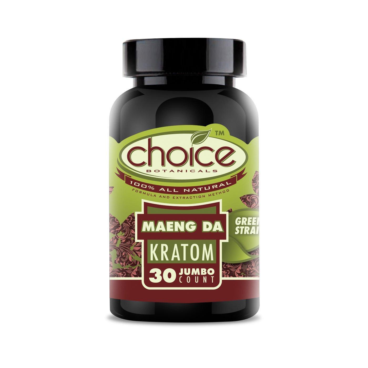 Choice Botanicals 30 Count Jumbo Kratom Capsules