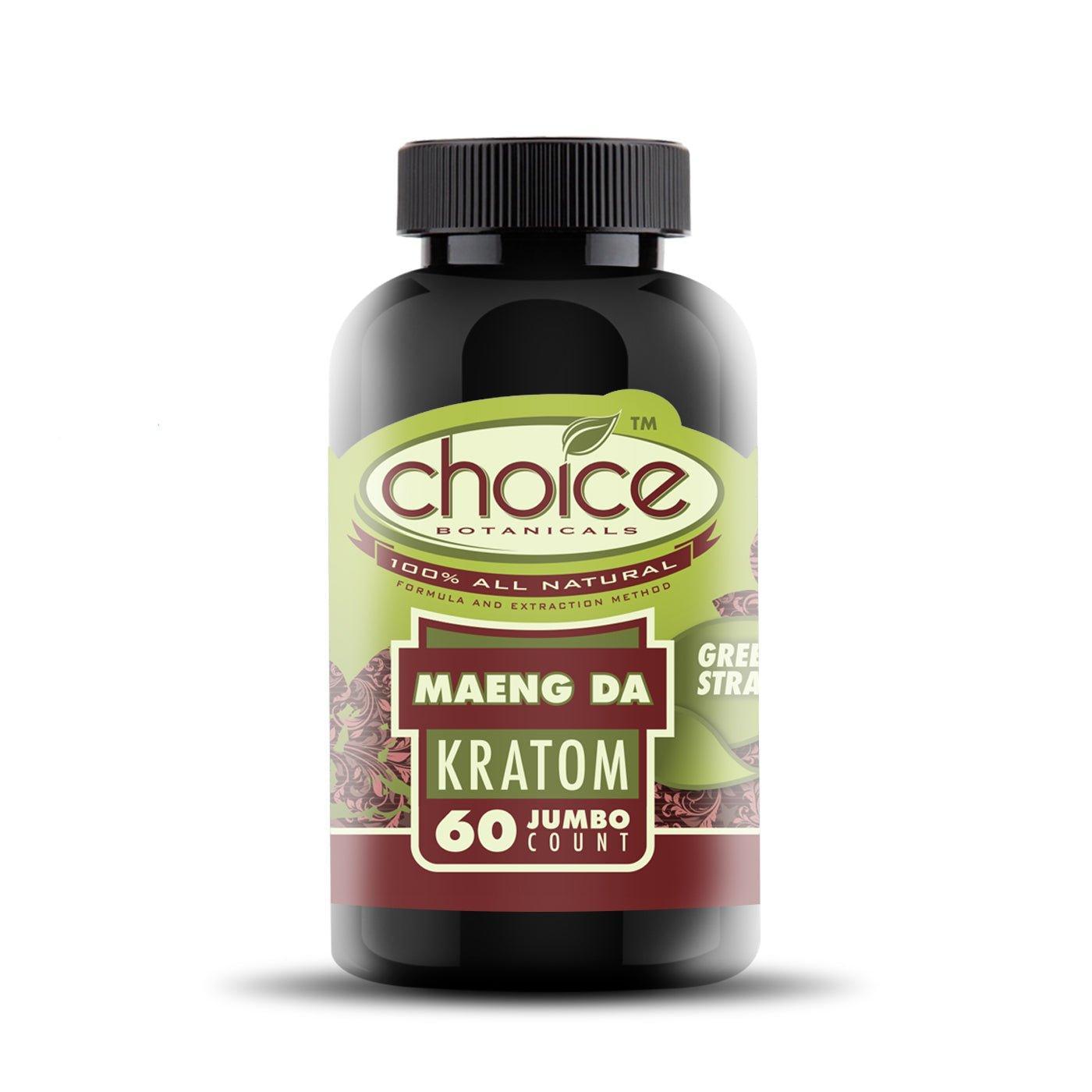 Choice Botanicals 60 Count Jumbo Kratom Capsules