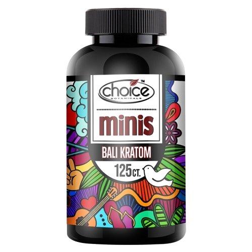 Choice Minis Kratom Capsules 125ct