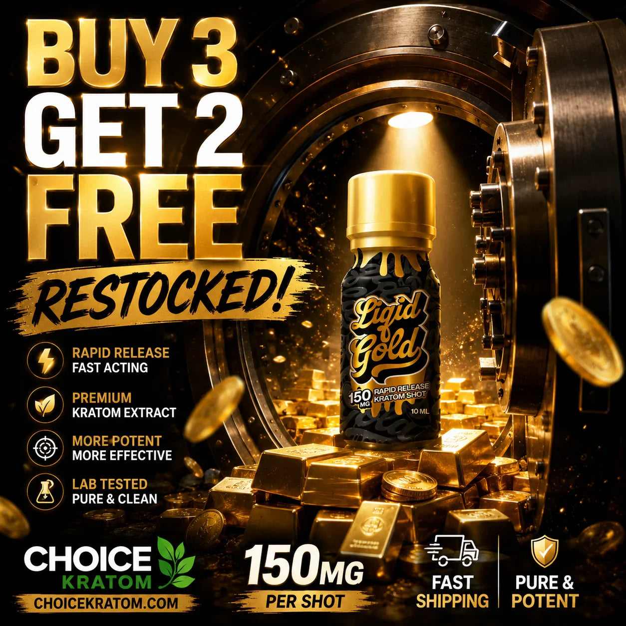 Liqid Gold Kratom Shot