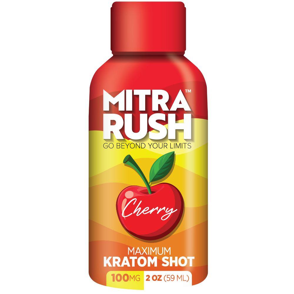 Mitra Rush Cherry Bomb Kratom Shot - Choice Botanicals