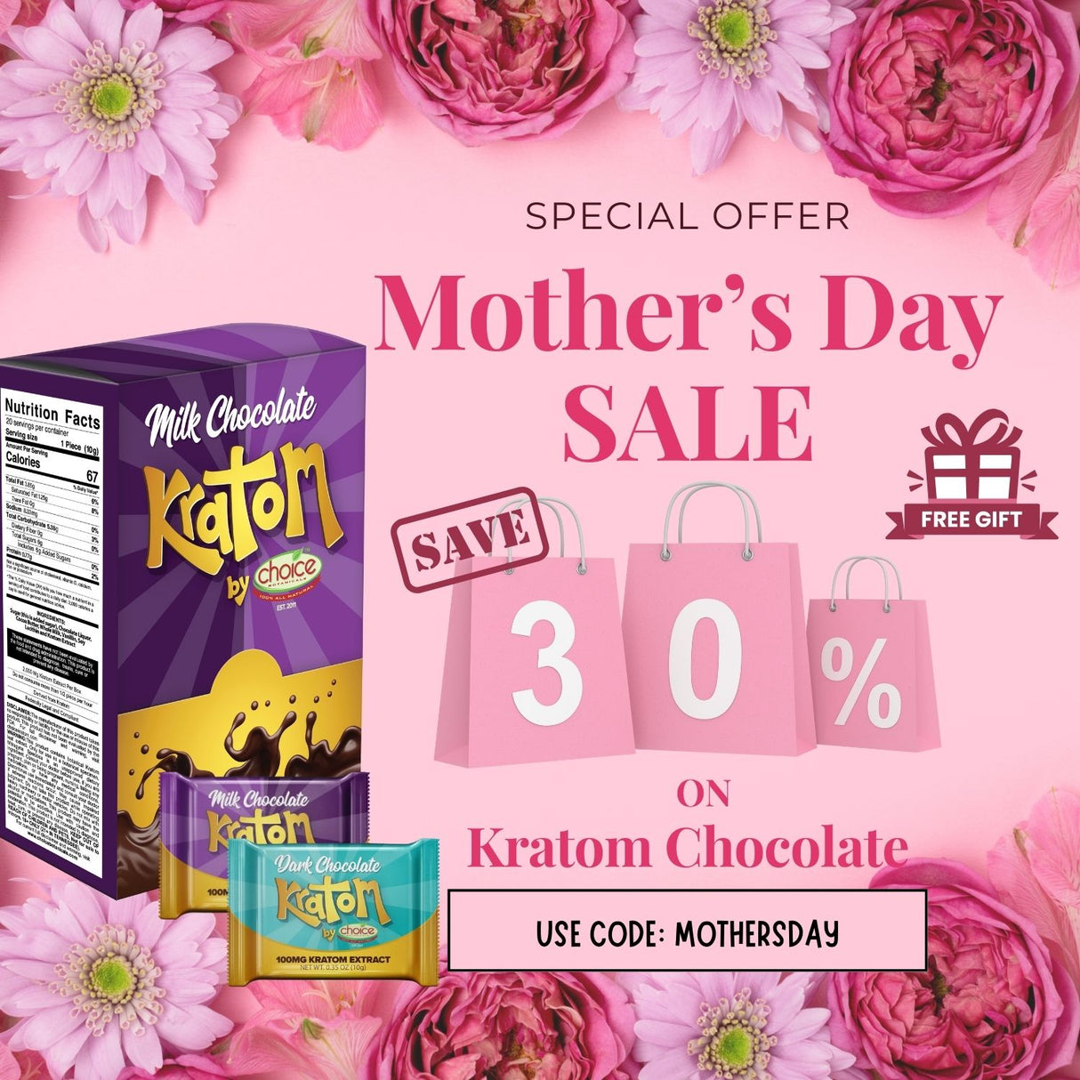 Kratom Chocolate Bar