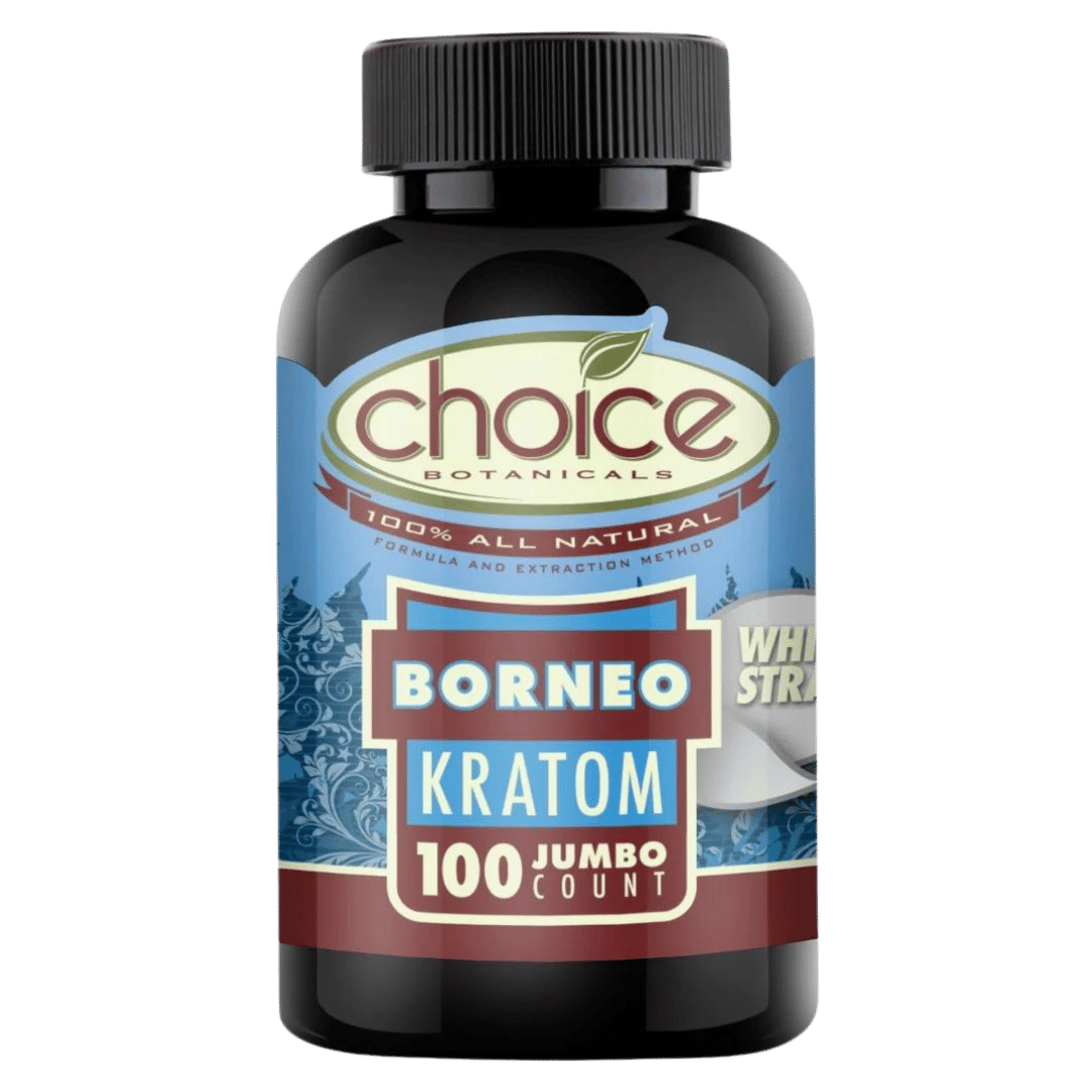 JUMBO White Borneo Kratom Capsules