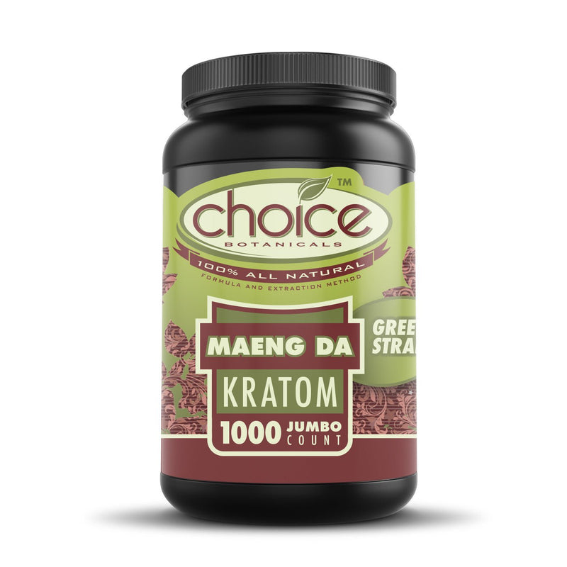 Choice Botanicals 1000 Count Jumbo Kratom Capsules