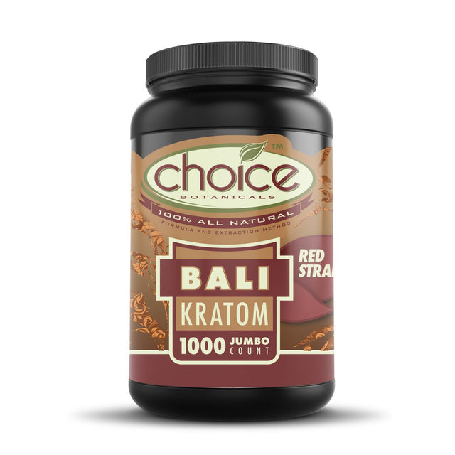 Choice Botanicals 1000 Count Jumbo Kratom Capsules