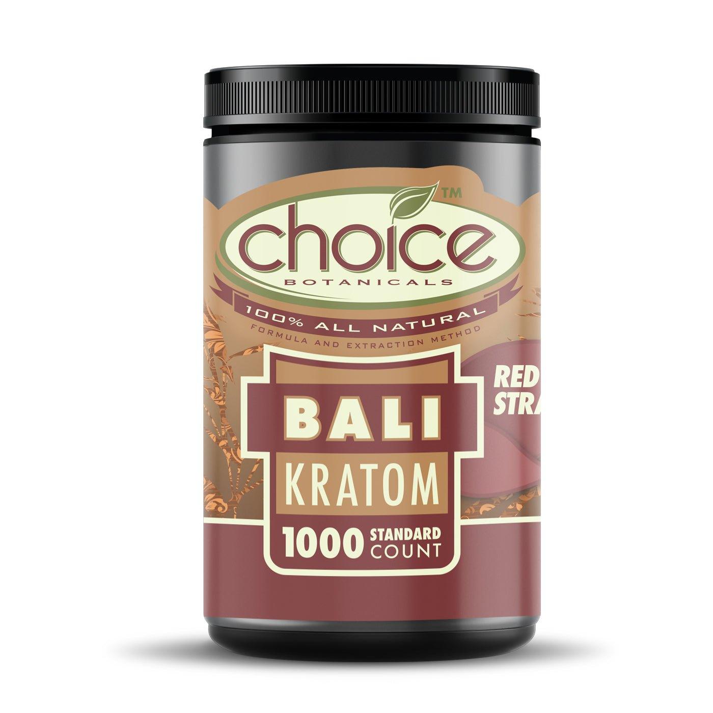 Choice Botanicals 1000 Count Standard Kratom Capsules