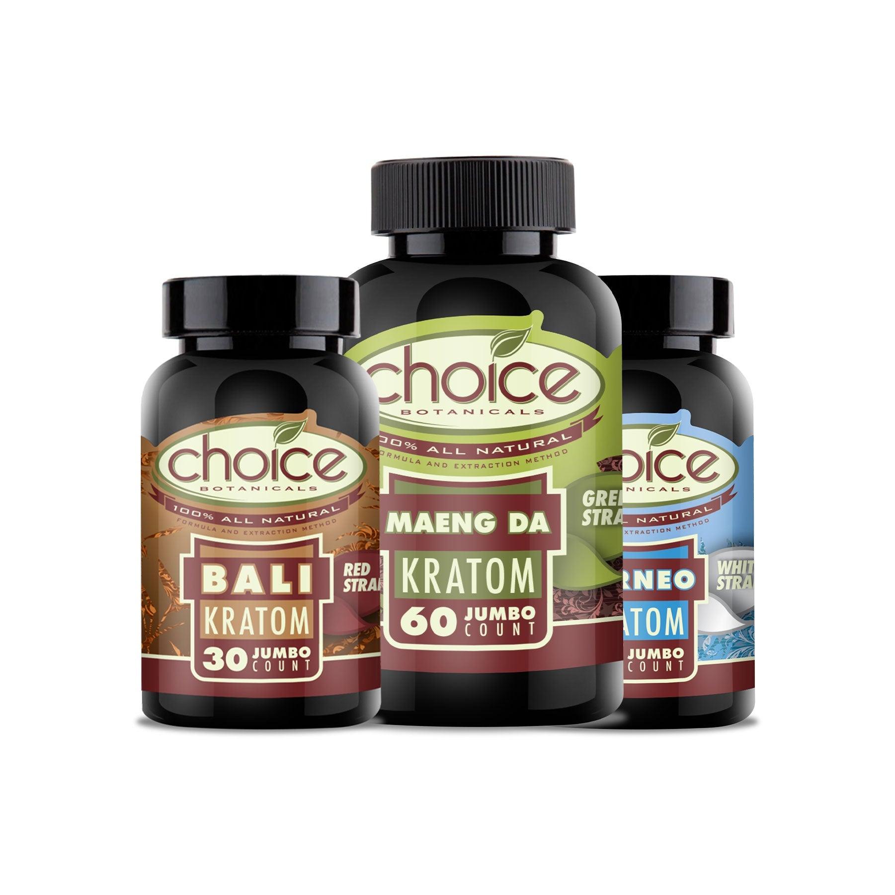 Kratom Capsules Pick 3 Bundle